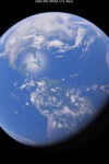 Die Erde Aufnahme von Google Earth