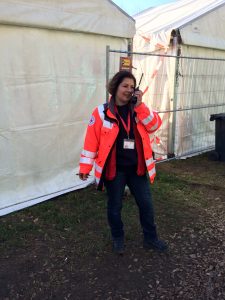 Susanne Serry in Feldkirchen beim Funken